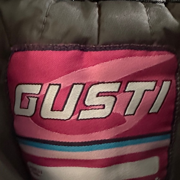 Gusti Kids Dark Gray Ski pants with Logo Straps - Picture 2 of 16